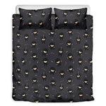 Little Ninja Pattern Print Duvet Cover Bedding Set