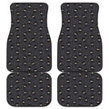 Little Ninja Pattern Print Front and Back Car Floor Mats