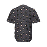 Little Ninja Pattern Print Men's Baseball Jersey