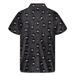Little Ninja Pattern Print Men's Short Sleeve Shirt