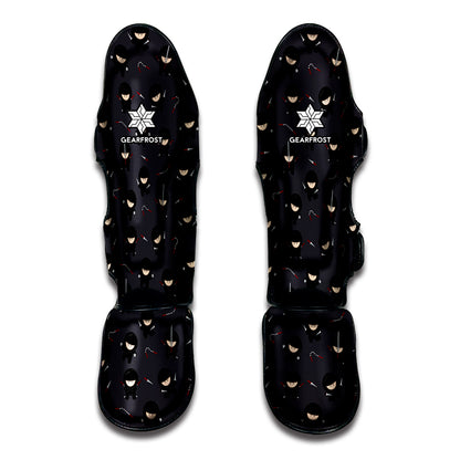 Little Ninja Pattern Print Muay Thai Shin Guard