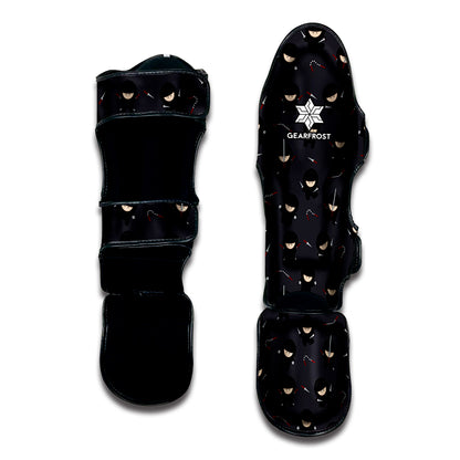 Little Ninja Pattern Print Muay Thai Shin Guard