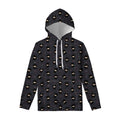 Little Ninja Pattern Print Pullover Hoodie
