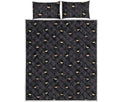 Little Ninja Pattern Print Quilt Bed Set