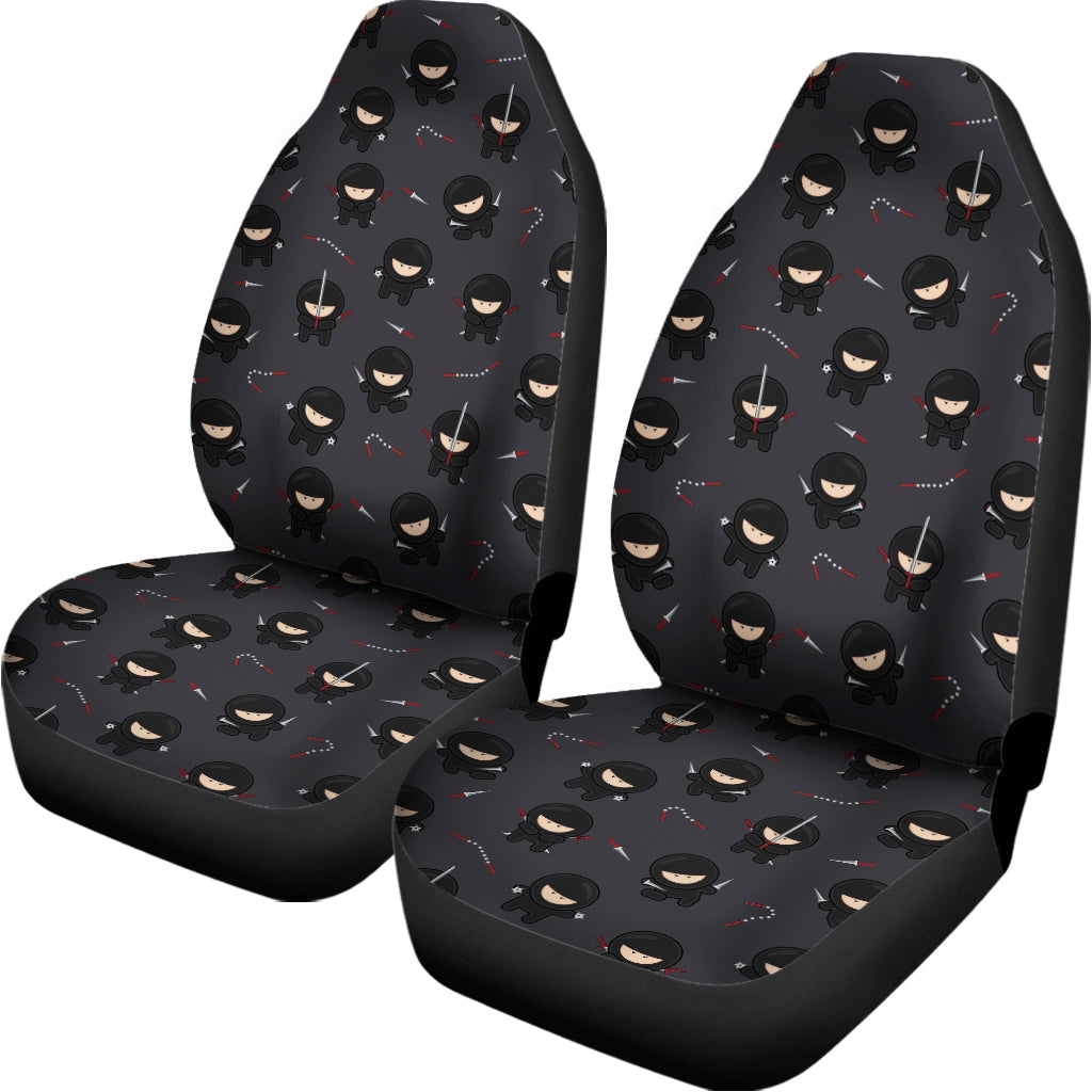 Little Ninja Pattern Print Universal Fit Car Seat Covers