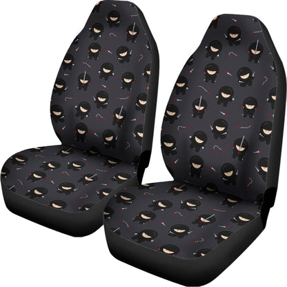 Little Ninja Pattern Print Universal Fit Car Seat Covers