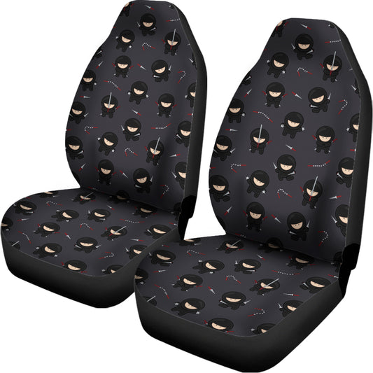 Little Ninja Pattern Print Universal Fit Car Seat Covers