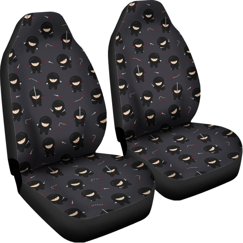 Little Ninja Pattern Print Universal Fit Car Seat Covers
