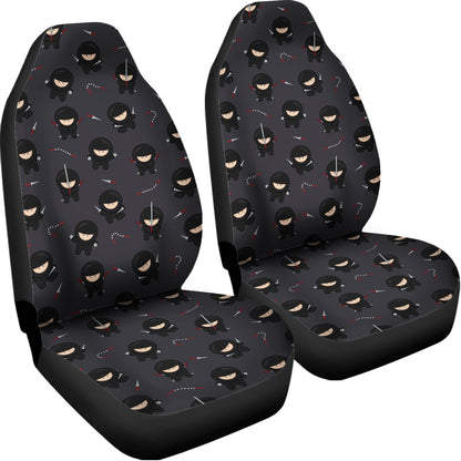 Little Ninja Pattern Print Universal Fit Car Seat Covers