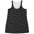 Little Ninja Pattern Print Women's Racerback Tank Top