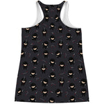 Little Ninja Pattern Print Women's Racerback Tank Top