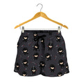 Little Ninja Pattern Print Women's Shorts