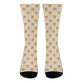Little Pomeranian Pattern Print Crew Socks