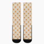 Little Pomeranian Pattern Print Crew Socks