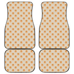 Little Pomeranian Pattern Print Front and Back Car Floor Mats