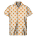 Little Pomeranian Pattern Print Men's Short Sleeve Shirt