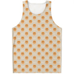 Little Pomeranian Pattern Print Men's Tank Top