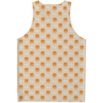 Little Pomeranian Pattern Print Men's Tank Top