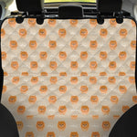 Little Pomeranian Pattern Print Pet Car Back Seat Cover