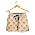 Little Pomeranian Pattern Print Women's Shorts