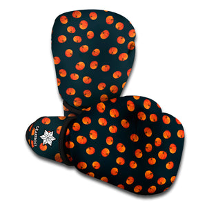 Little Pumpkin Pattern Print Boxing Gloves