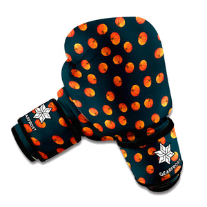 Little Pumpkin Pattern Print Boxing Gloves