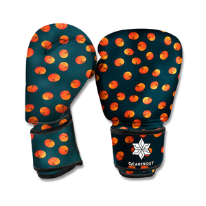 Little Pumpkin Pattern Print Boxing Gloves