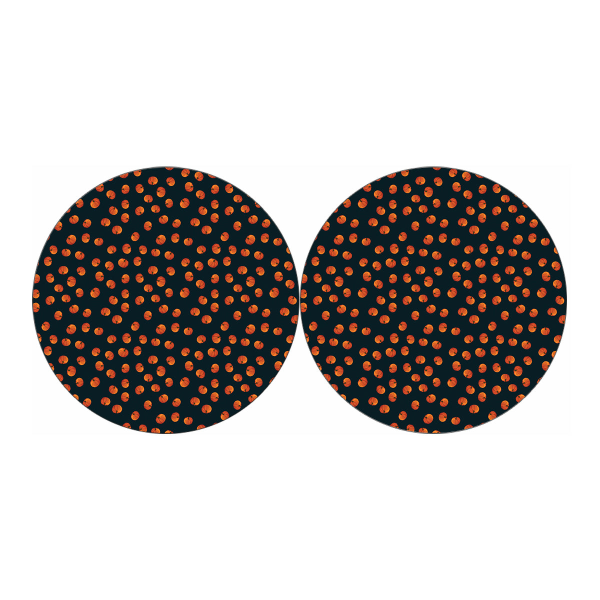 Little Pumpkin Pattern Print Car Coasters