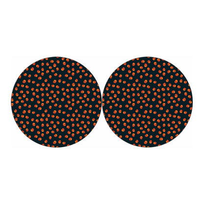 Little Pumpkin Pattern Print Car Coasters