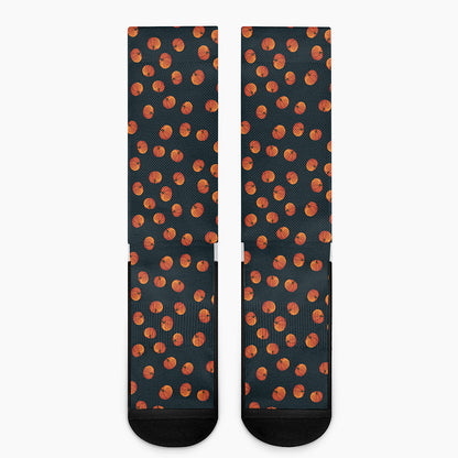 Little Pumpkin Pattern Print Crew Socks