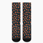Little Pumpkin Pattern Print Crew Socks