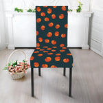 Little Pumpkin Pattern Print Dining Chair Slipcover