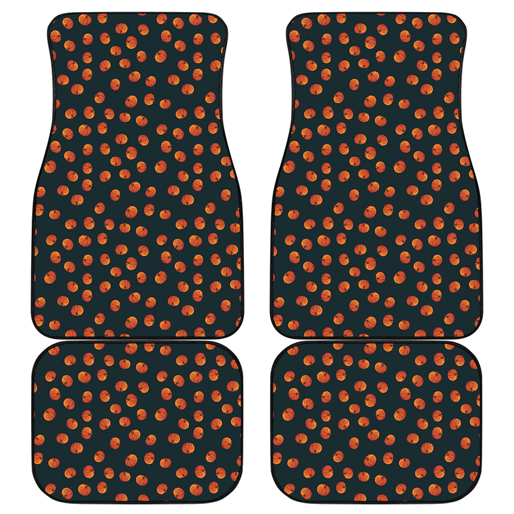 Little Pumpkin Pattern Print Front and Back Car Floor Mats