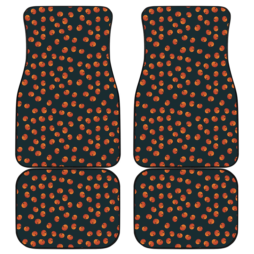 Little Pumpkin Pattern Print Front and Back Car Floor Mats