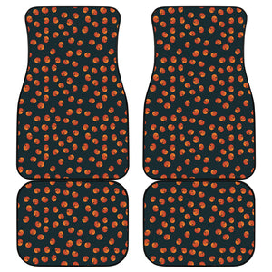 Little Pumpkin Pattern Print Front and Back Car Floor Mats