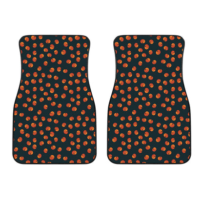 Little Pumpkin Pattern Print Front Car Floor Mats