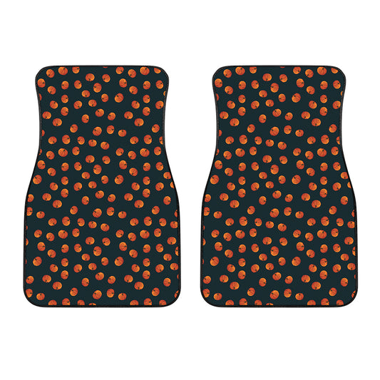 Little Pumpkin Pattern Print Front Car Floor Mats