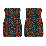 Little Pumpkin Pattern Print Front Car Floor Mats