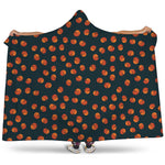 Little Pumpkin Pattern Print Hooded Blanket