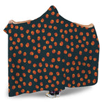 Little Pumpkin Pattern Print Hooded Blanket