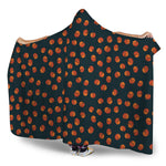 Little Pumpkin Pattern Print Hooded Blanket