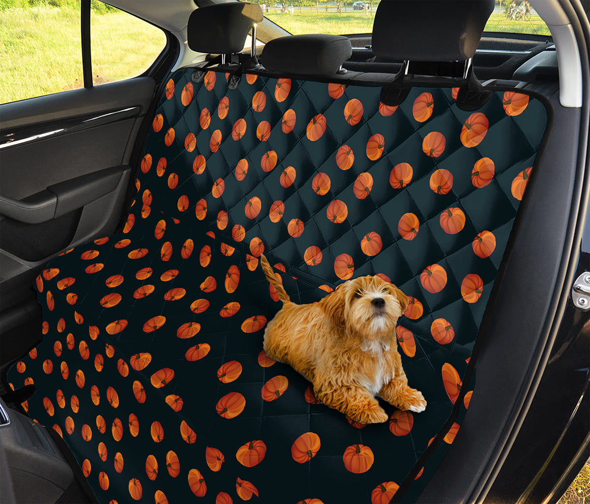 Little Pumpkin Pattern Print Pet Car Back Seat Cover