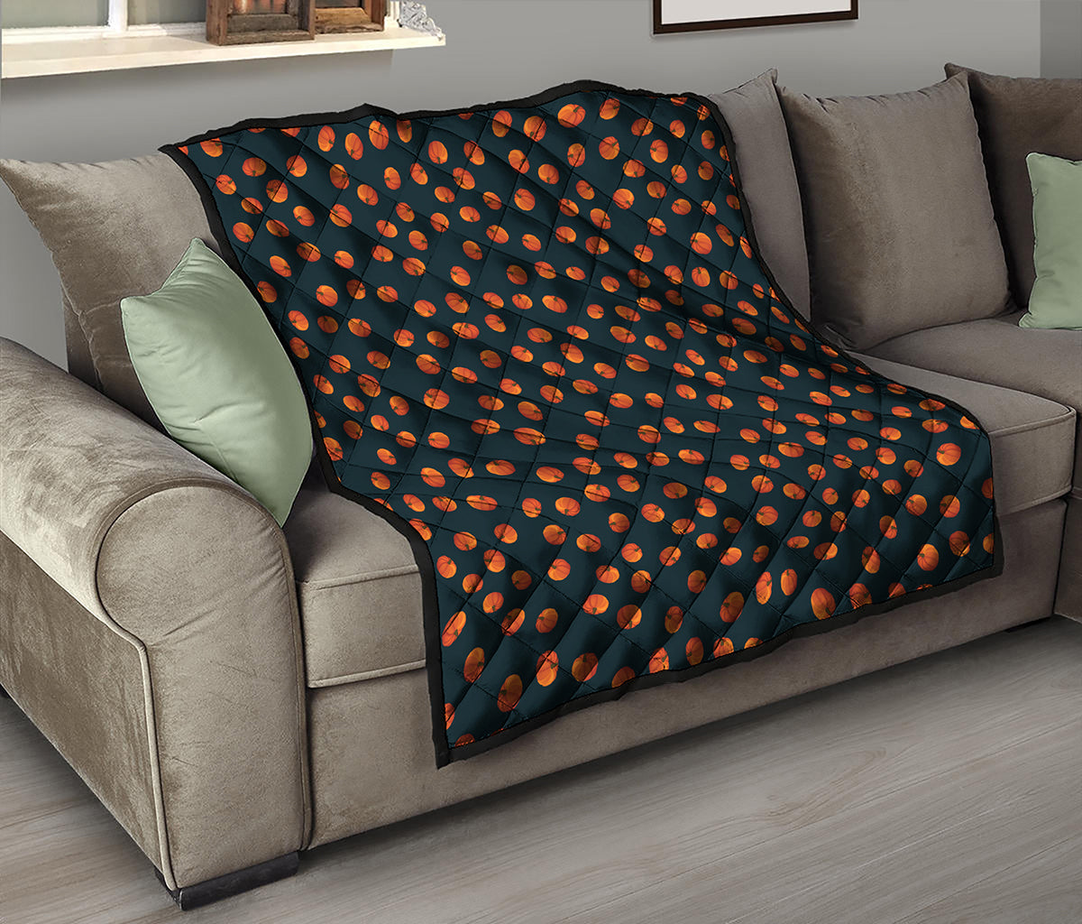 Little Pumpkin Pattern Print Quilt