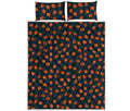 Little Pumpkin Pattern Print Quilt Bed Set