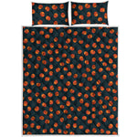 Little Pumpkin Pattern Print Quilt Bed Set