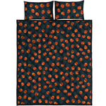 Little Pumpkin Pattern Print Quilt Bed Set