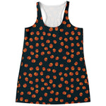 Little Pumpkin Pattern Print Women's Racerback Tank Top