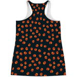 Little Pumpkin Pattern Print Women's Racerback Tank Top