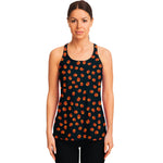 Little Pumpkin Pattern Print Women's Racerback Tank Top