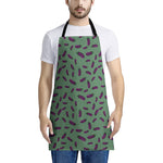 Little Purple Eggplant Pattern Print Apron